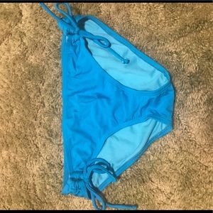 Side tie bikini bottoms with 2 tankini tops